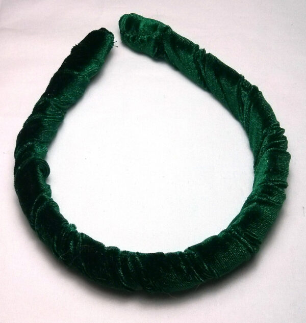 Hunter Green Velvet Headband